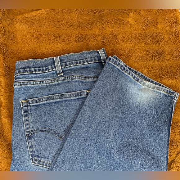 Levi's 505 Men Jeans 40X29 Denim Straight Leg‎ Regular Fit Medium Wash Mid Rise - Picture 2 of 16